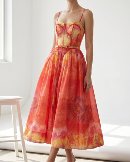 Sunset Glow midi dress