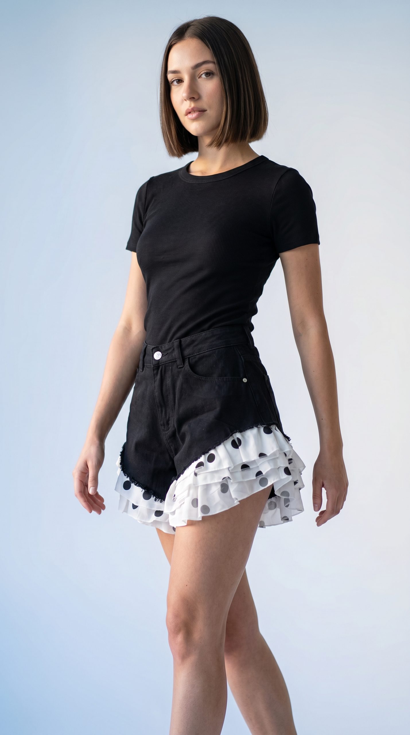 French Kiss Dot Shorts – Obrázok 2