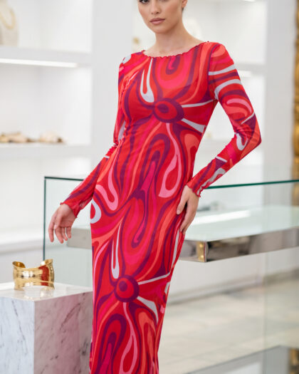Red Mirage Dress