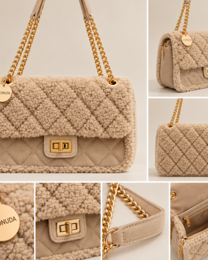 Teddy Luxe Bag – Vanilla