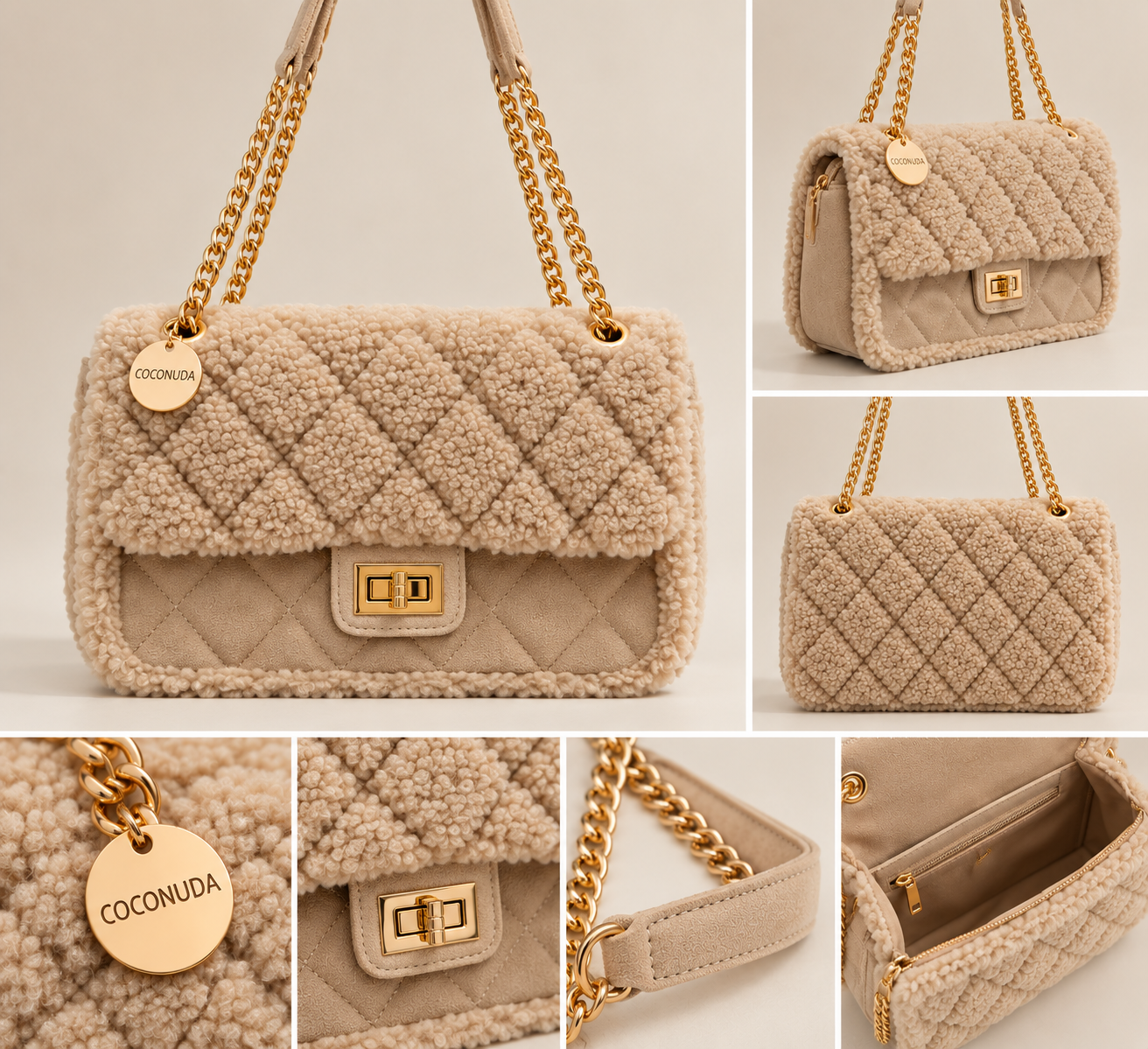 Teddy Luxe Bag – Vanilla