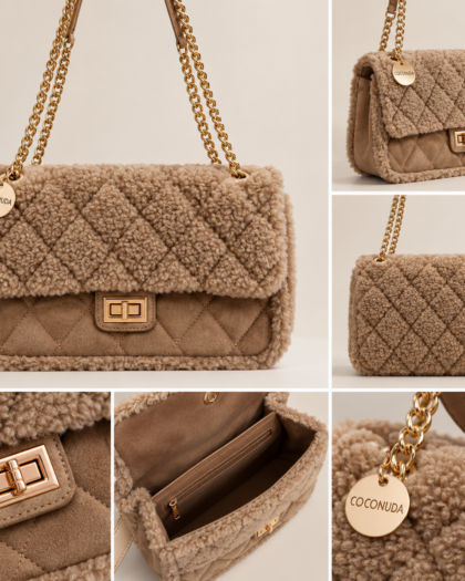 Teddy Luxe Bag – Cappuccino