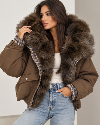 Cocoa Fur Jacket